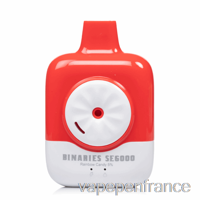 Horizon Binaires Se6000 Stylo Jetable De Vape De Bonbons Arc-en-ciel